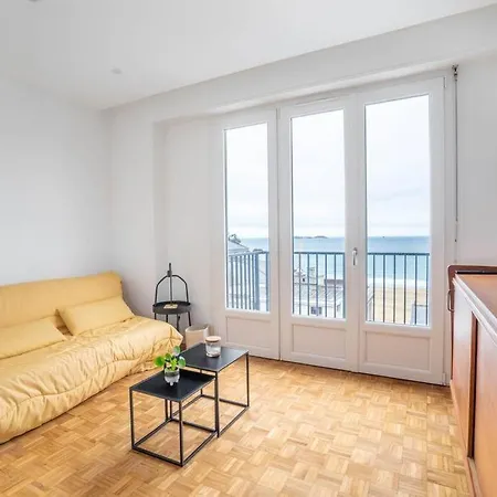 Dinard Centre, Studio Vue Mer Exterior foto